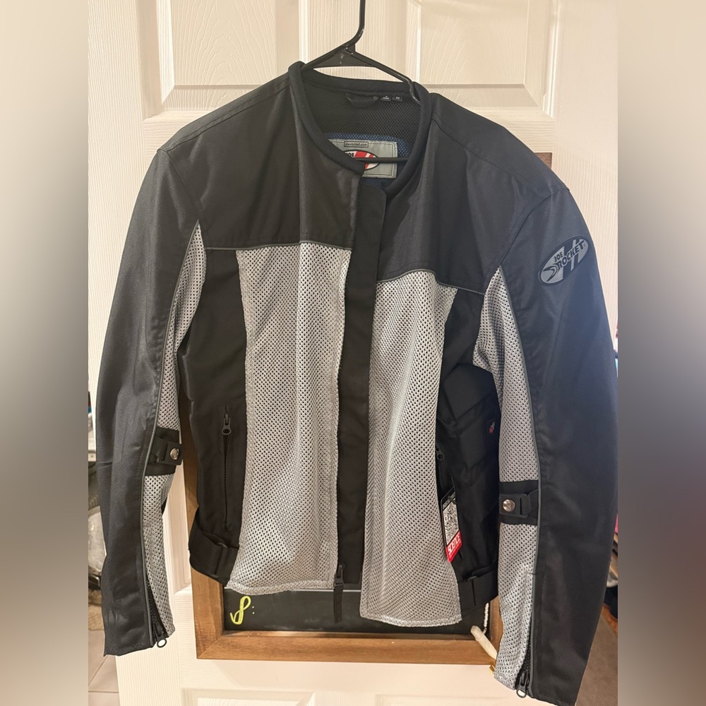 Joe Rocket Men’s Black and Gray Mesh Riding Jacket